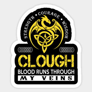 CLOUGH Sticker